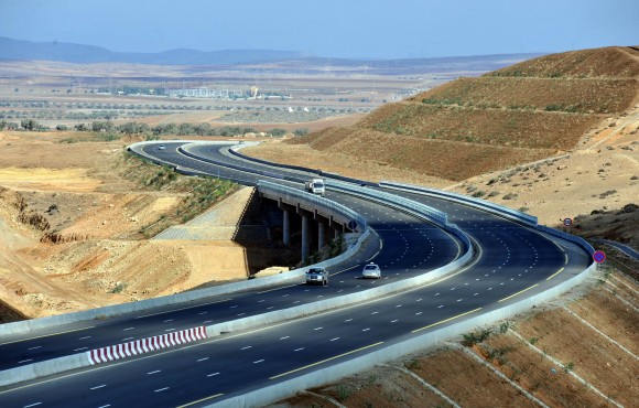 The East-West highway in Algeria