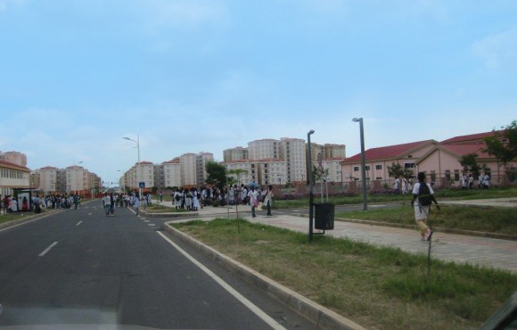 City infrastructures are used by children to go to school